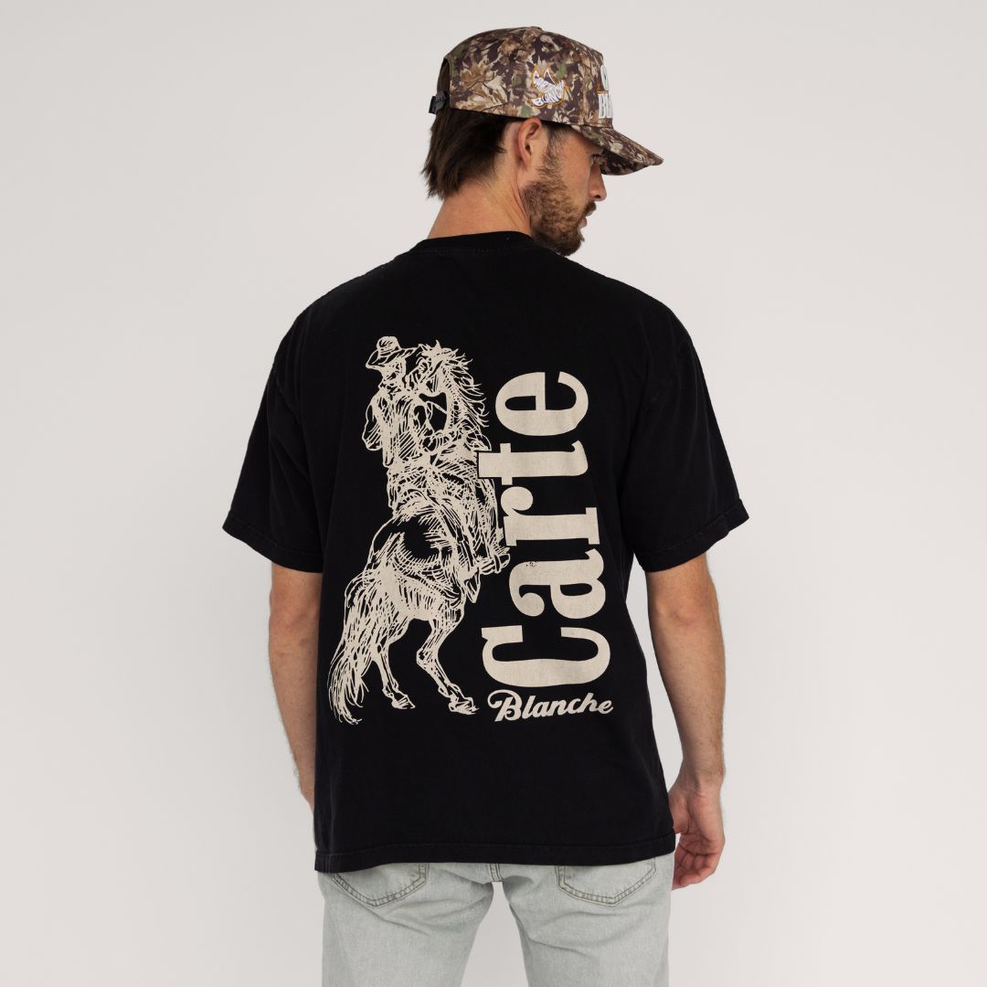 Carte Blanche The Rancher Tee - Black