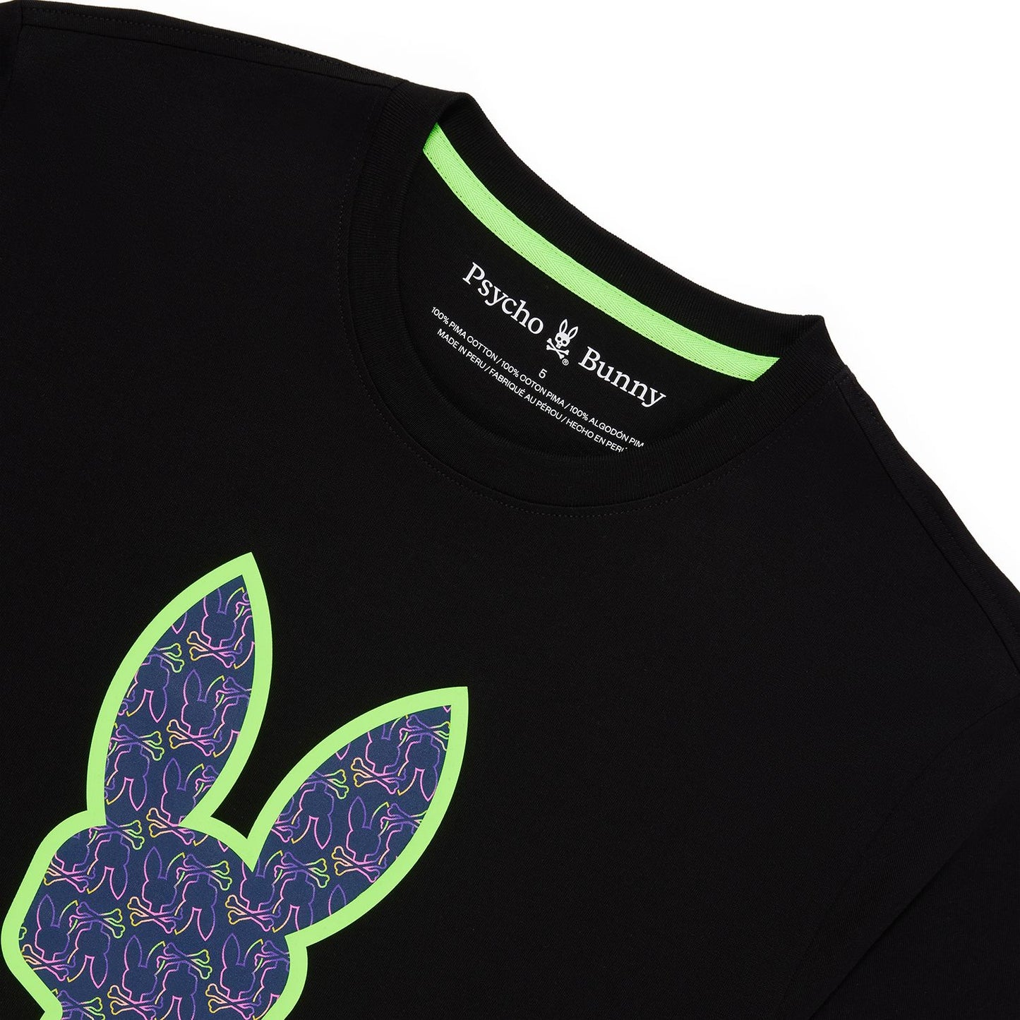 Psycho Bunny Belmont Graphic Tee - Black