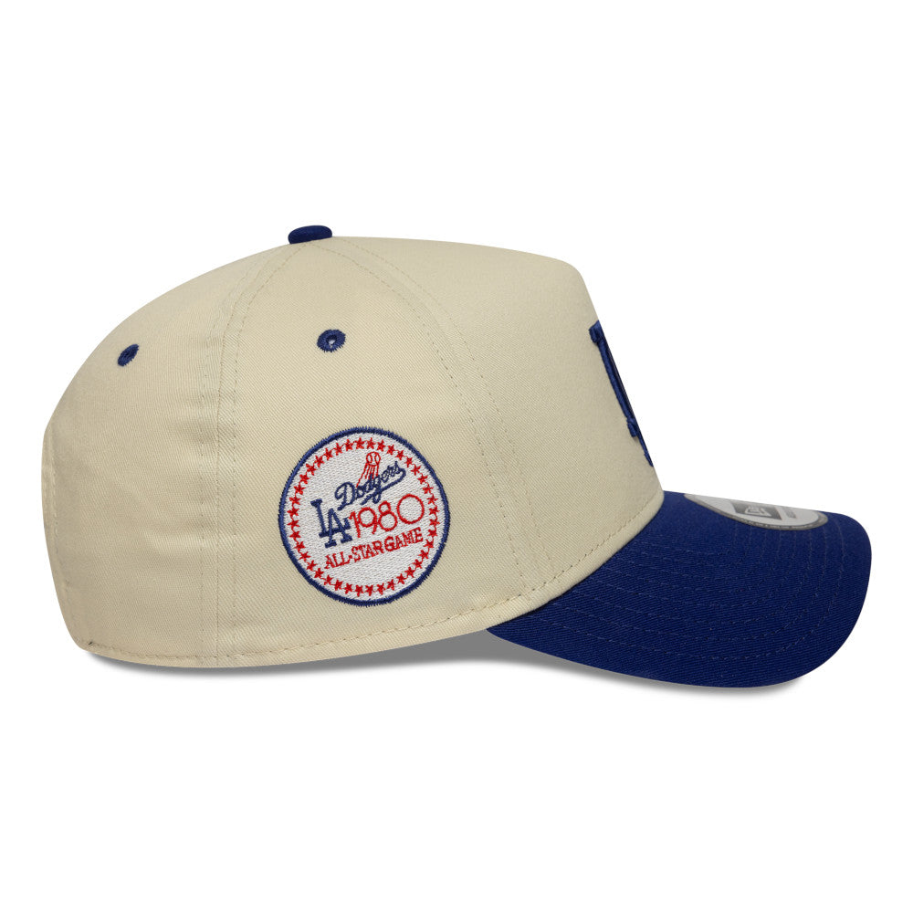New Era 9FORTY Los Angeles Dodgers Cap - Cream & Royal Blue