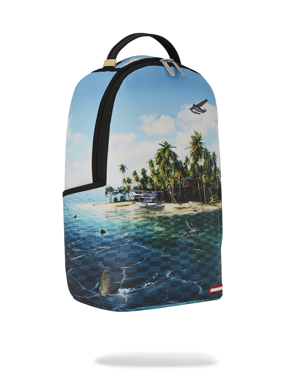 Sprayground Shark Island Headquarters Deluxe Backpack
