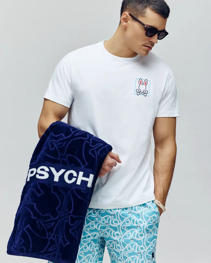 Psycho Bunny Jesse Graphic Tee - White