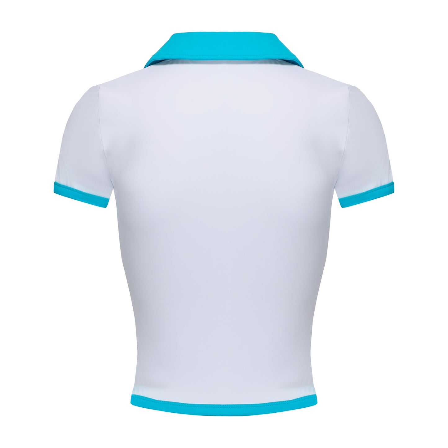 The Bahacabana Cropped Female Polo & Tennis Skirt Set - White