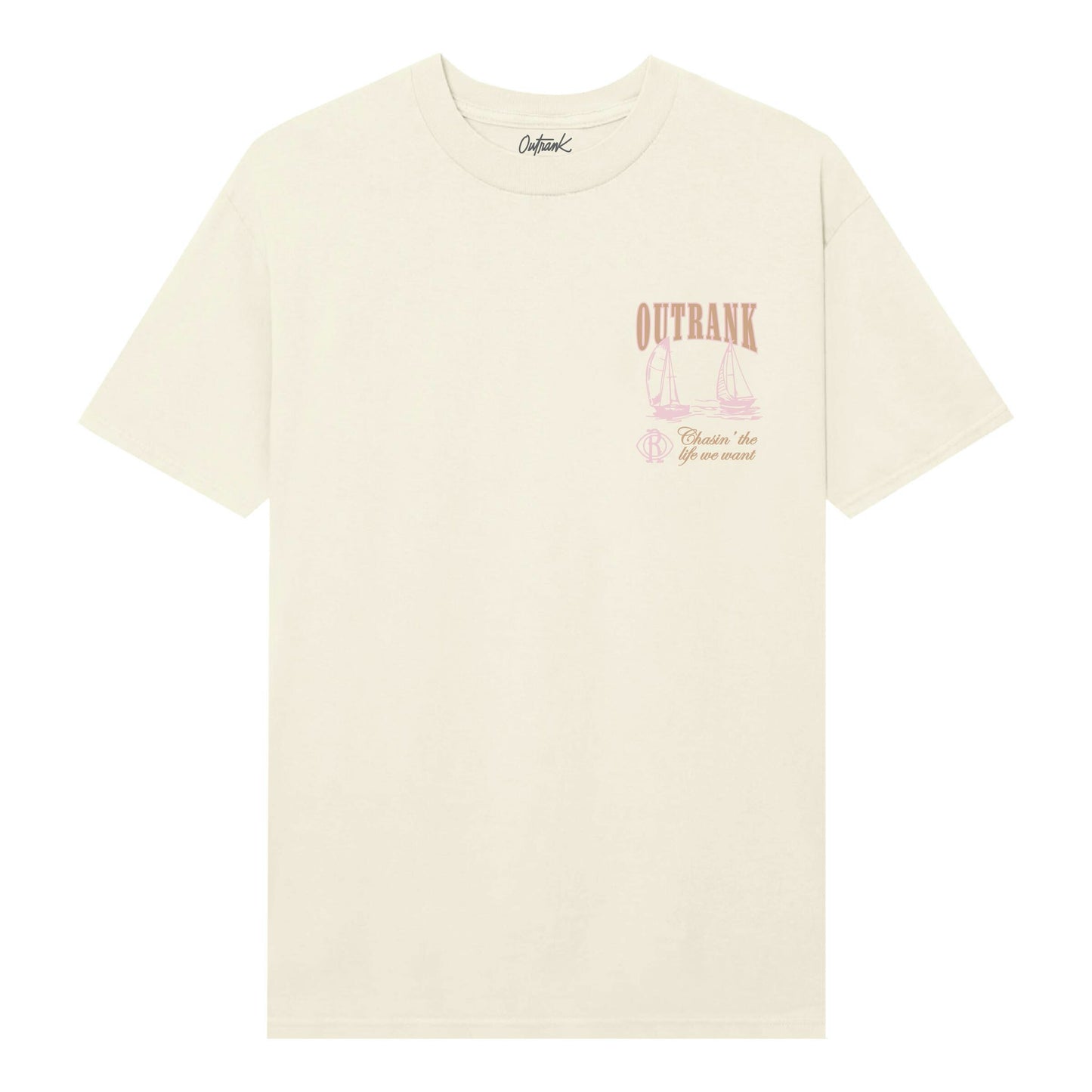 Outrank The Life We Want Tee - Vintage White