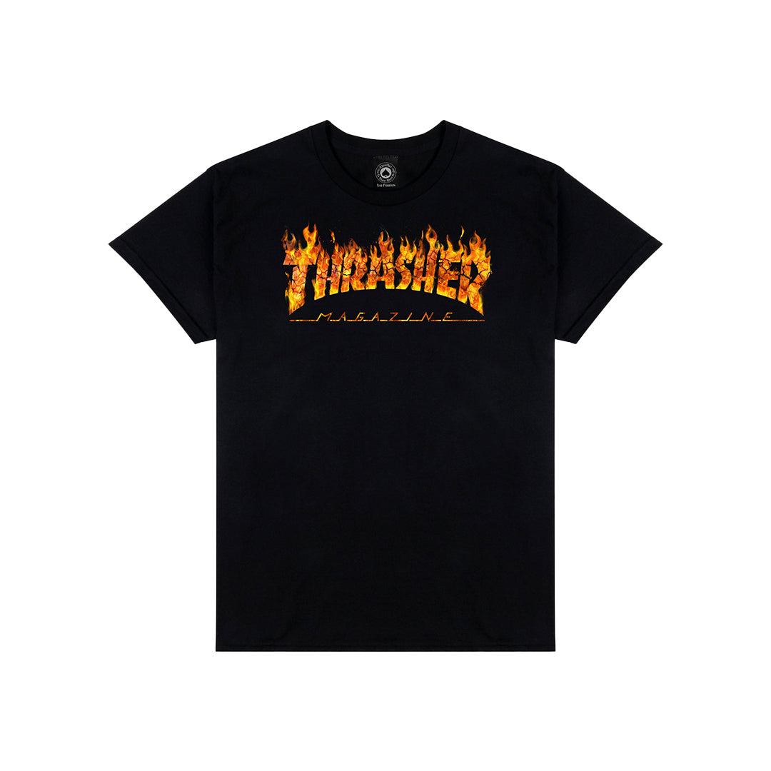 Thrasher Inferno Tee - Black – YNGDGRT$