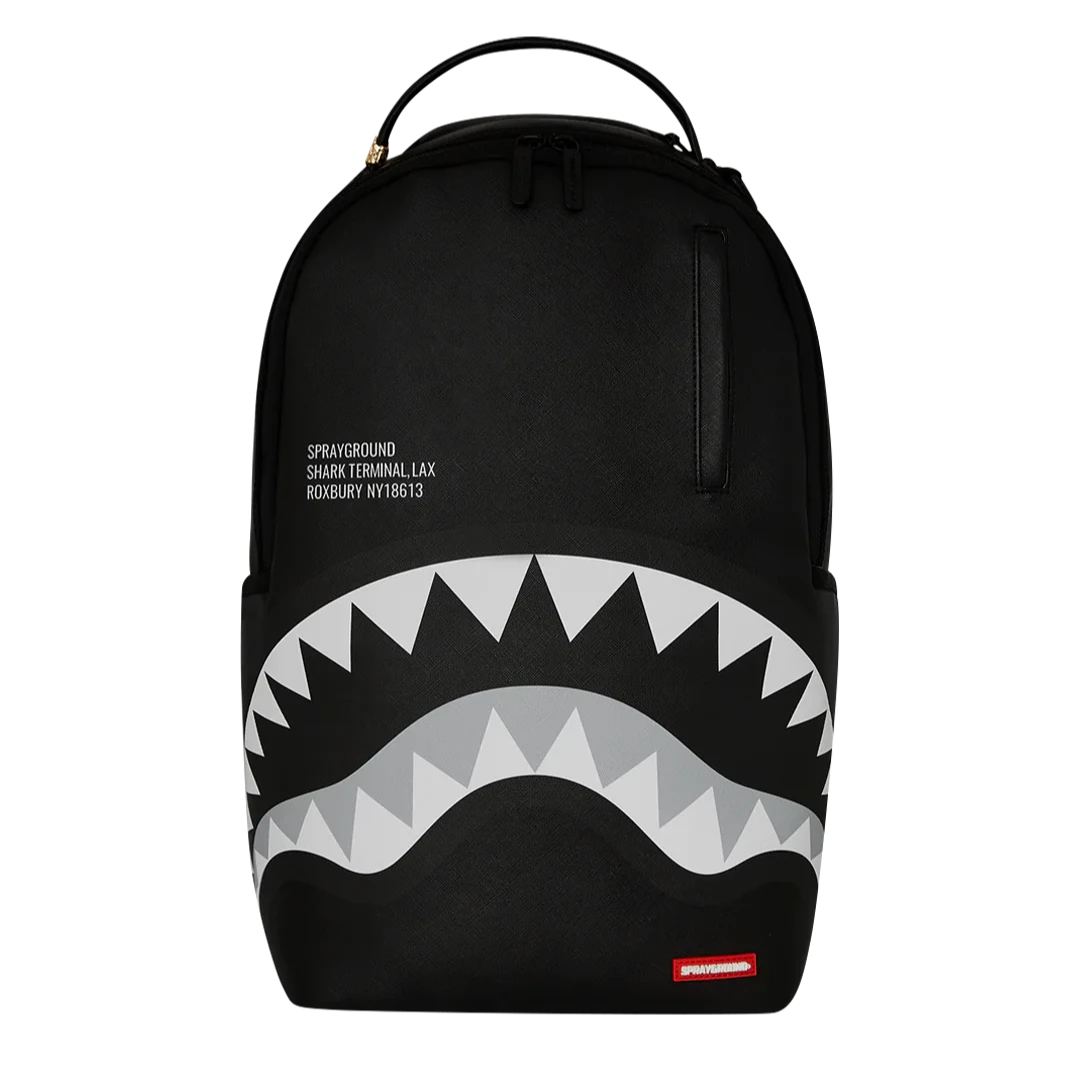 Sprayground Shark Central LAX Backpack - Black/Grey