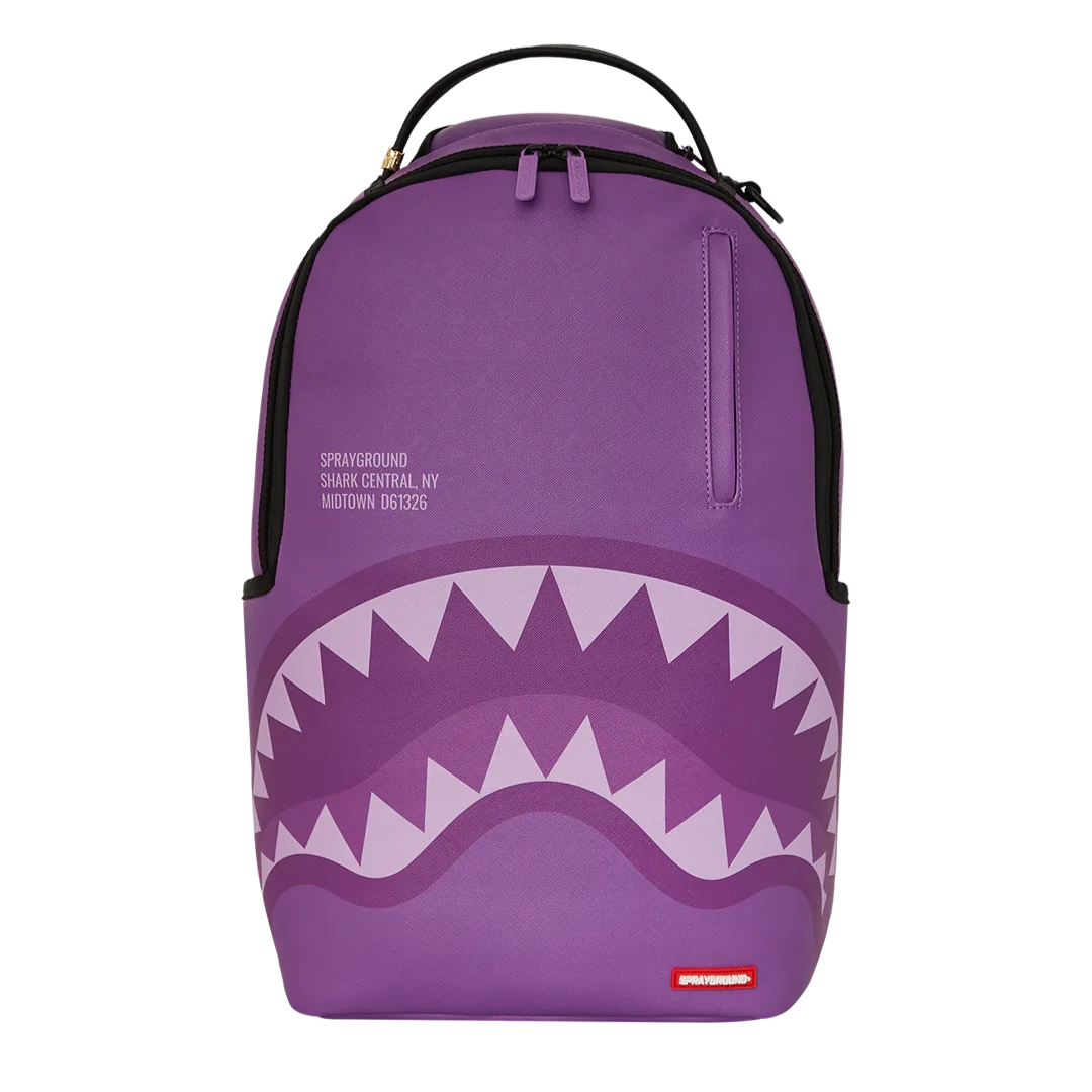 Sprayground Shark Central Purple Venom Deluxe Backpack