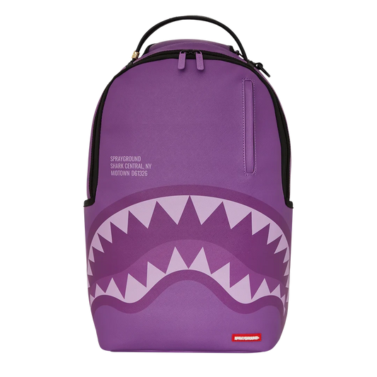 Sprayground Shark Central Purple Venom Deluxe Backpack