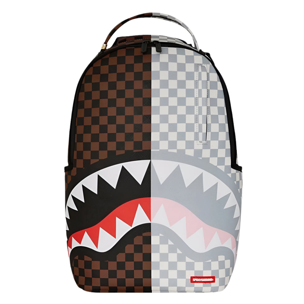 Sprayground Split Rose Sharks in Paris Deluxe Backpack