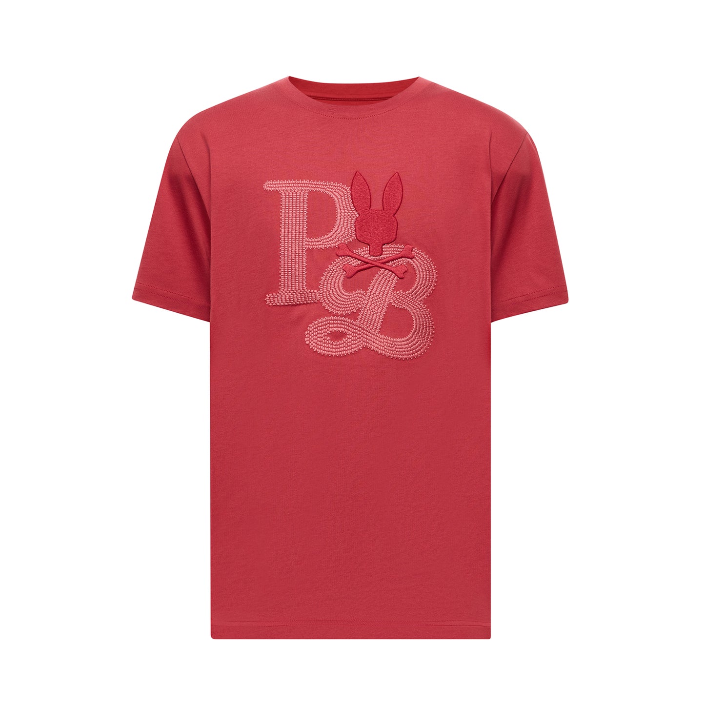 Psycho Bunny Caine Graphic Tee - Garnet