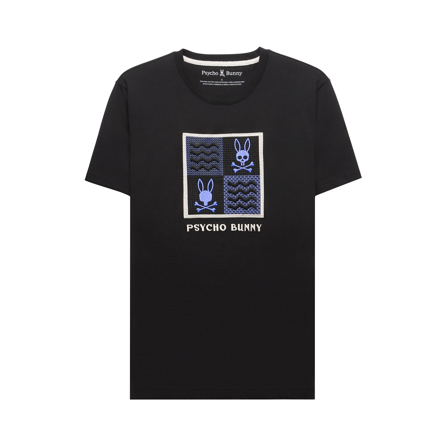 Psycho Bunny Colin Graphic Tee - Black