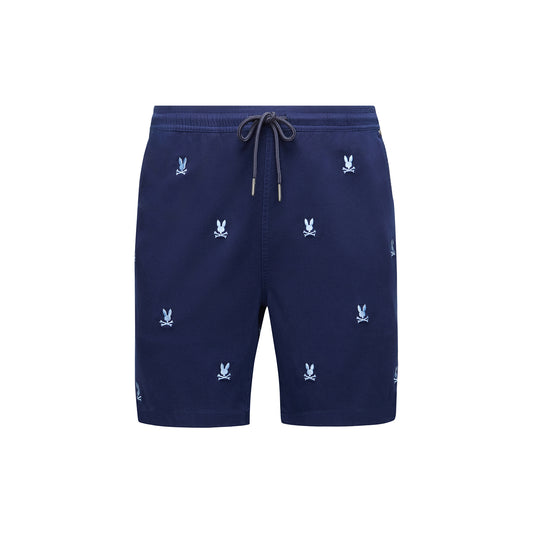 Psycho Bunny Willis Stretch Tencel Shorts - Evening Blue
