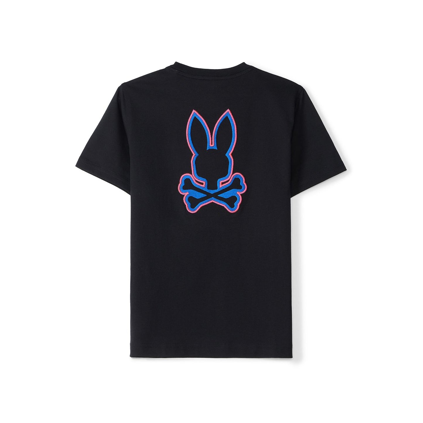 Psycho Bunny Kids Walter Back Graphic Tee - Black