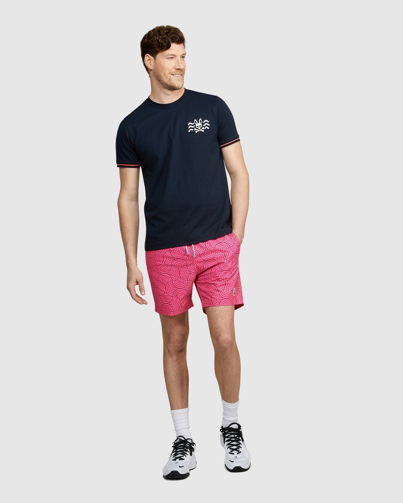 Psycho Bunny Mens Filcham Tee - Navy