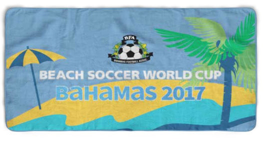 BFA Bahamas Beach Soccer 2017 Official Beach Towel