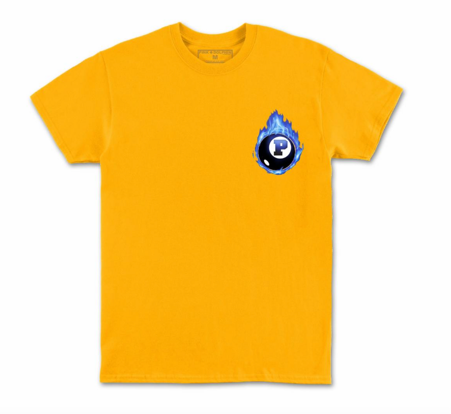 Pink Dolphin 8 Ball Flame Tee