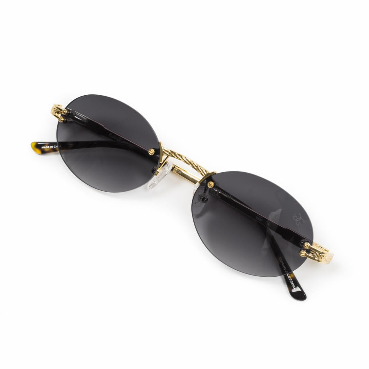 Gold Gods The Helios Black Sunglasses