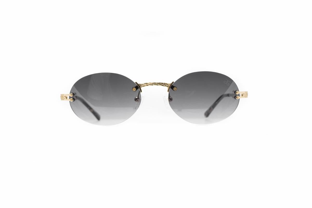 Gold Gods The Helios Black Sunglasses