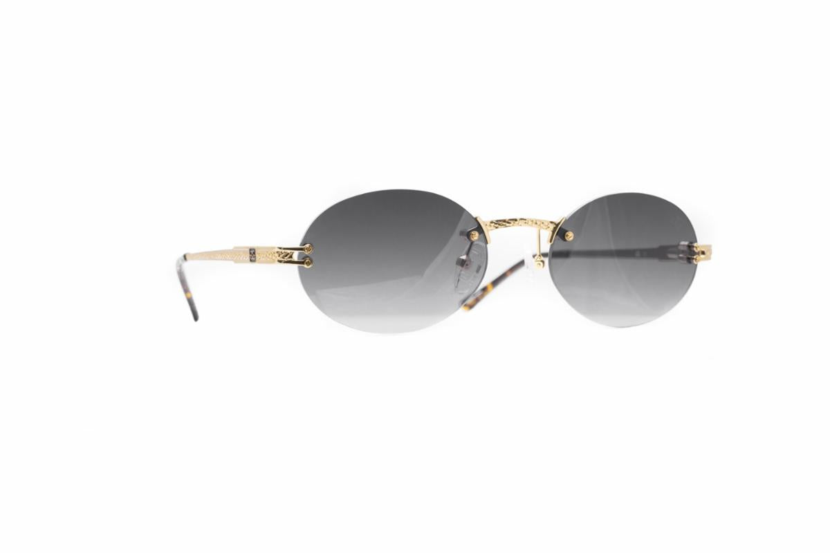 Gold Gods The Helios Black Sunglasses