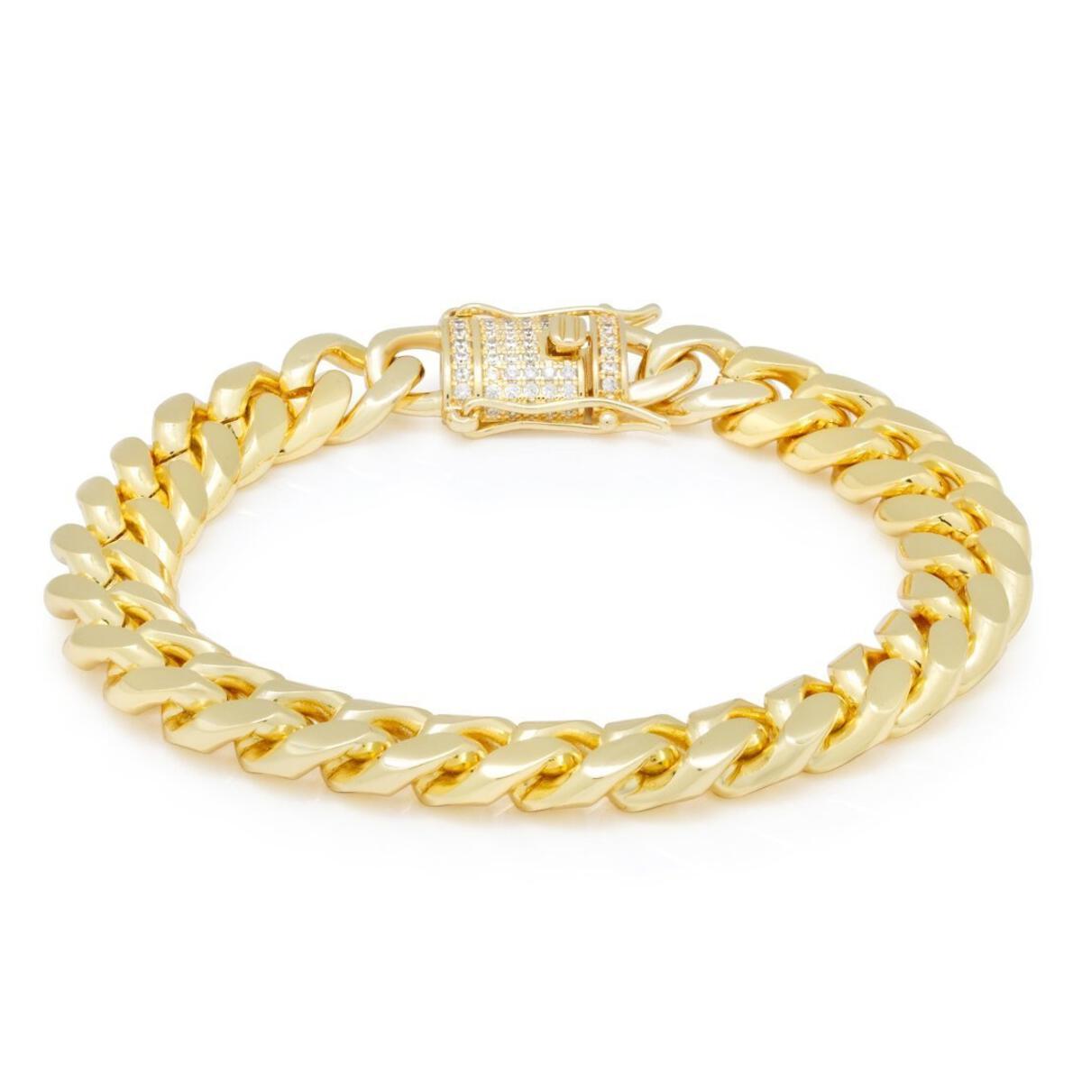 King Ice 10MM Miami Cuban Link Bracelet