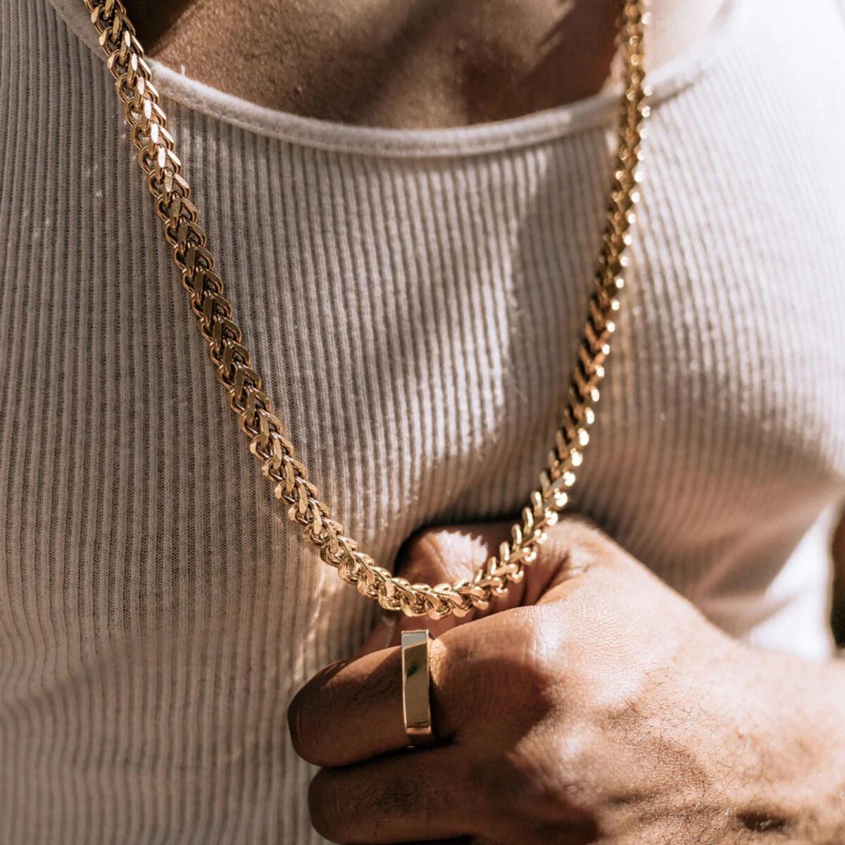 Gold Gods 6MM 22" Gold Franco Chain