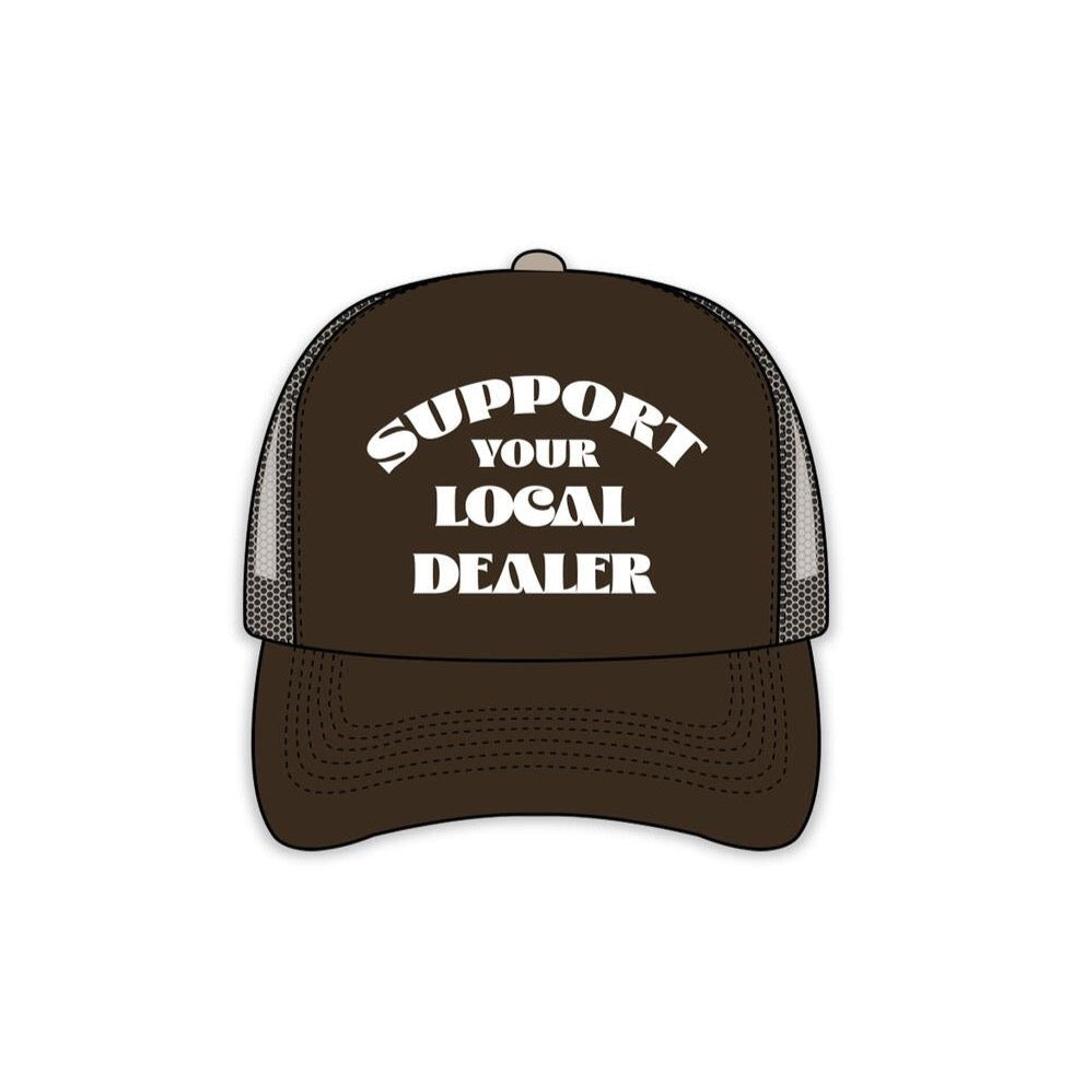 Reason Support Your Local Dealer Trucker Hat - Brown