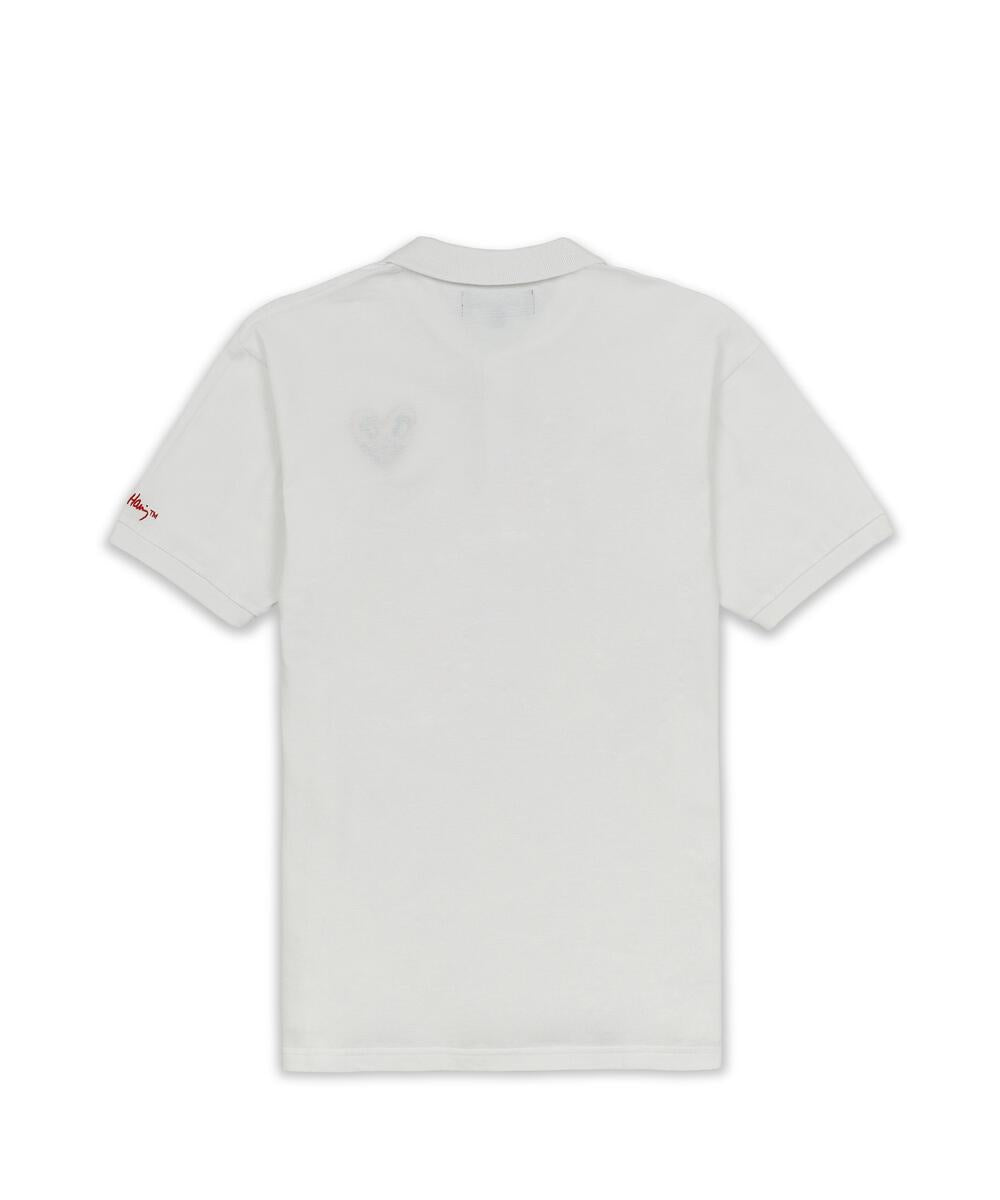 Reason Keith Haring Heart Logo Polo - White