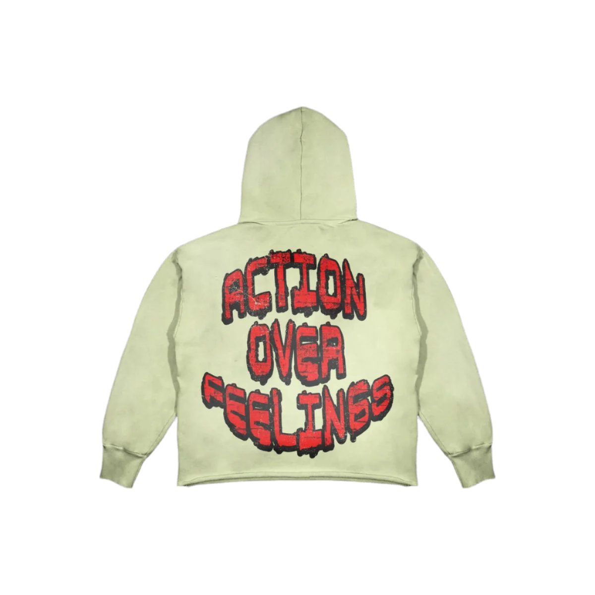 Motion Action Over Feelings Hoodie - Cream