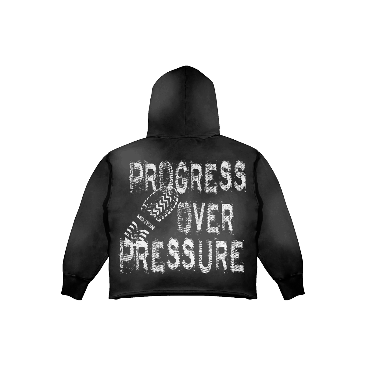 Motion Progress Over Pressure Hoodie - Black