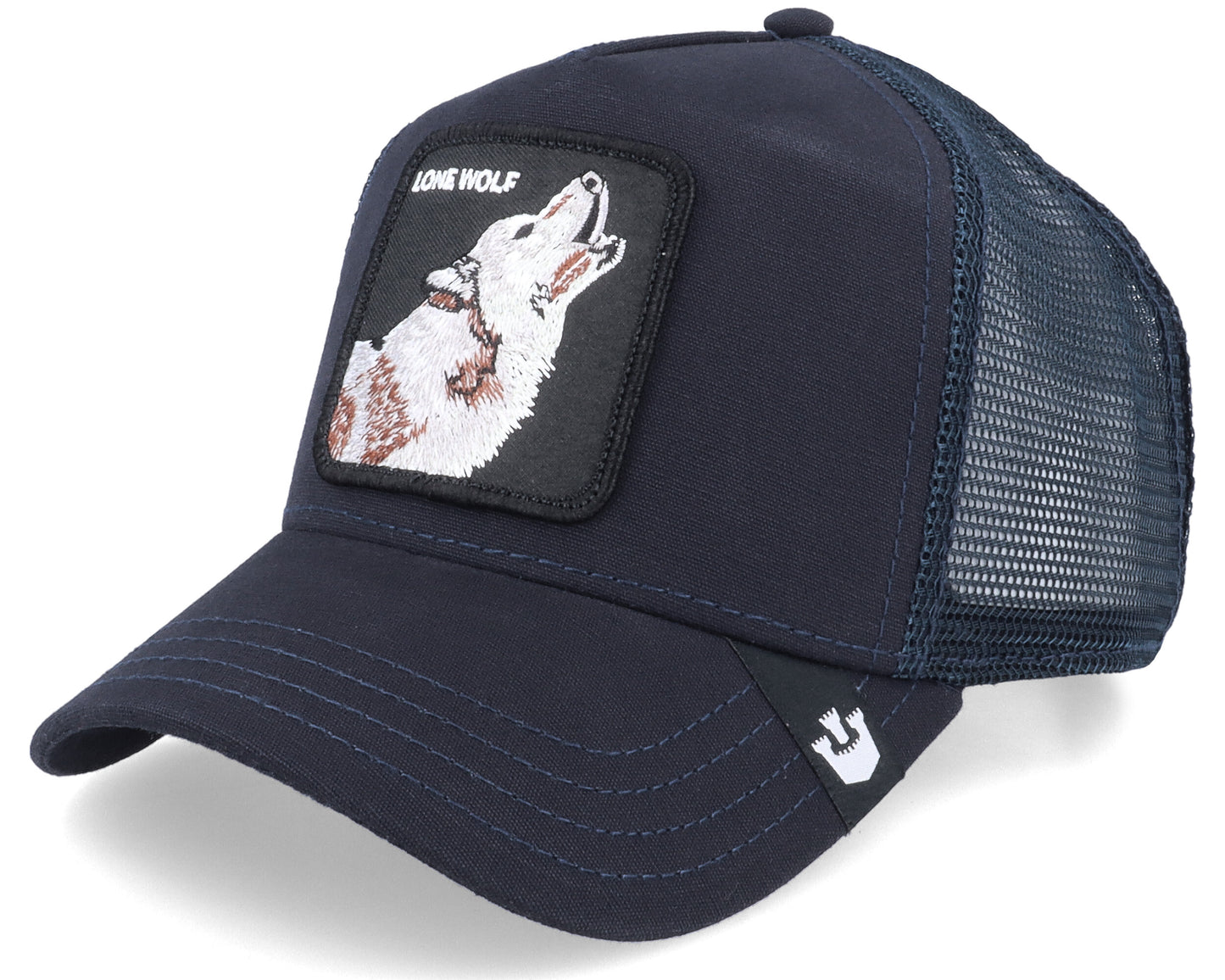 Goorin Bros The Lone Wolf Trucker Hat - Navy