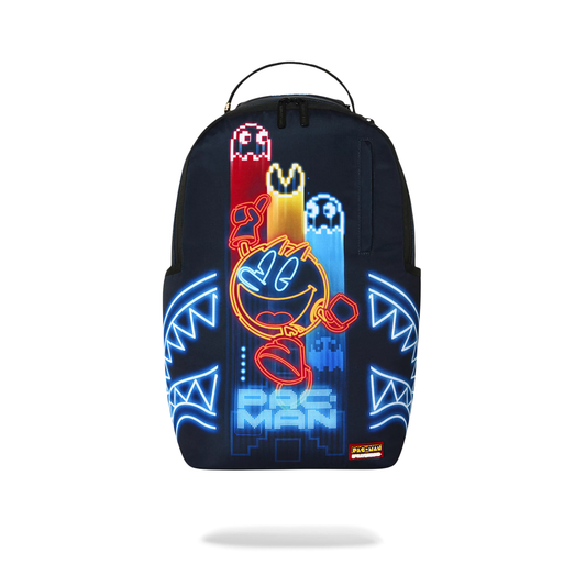 Sprayground Pac Man Neon Shark Backpack