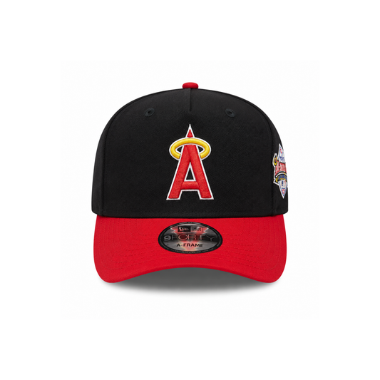 New Era Los Angeles Angels 9FORTY A-Frame Snapback – Black / Red