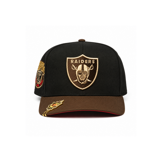 Raiders Super Bowl Champions Snapback Cap - Front View