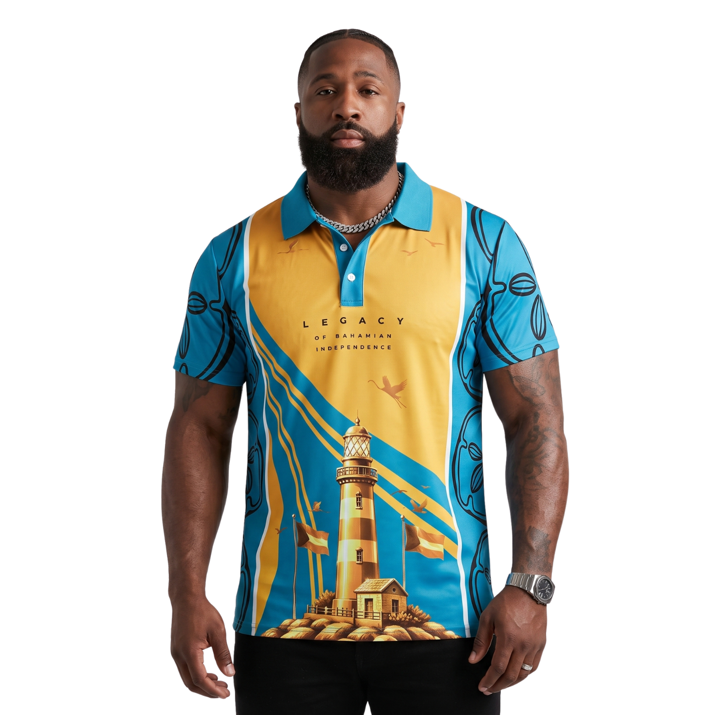 The Legacy Harvora Unisex Polo - Aqua