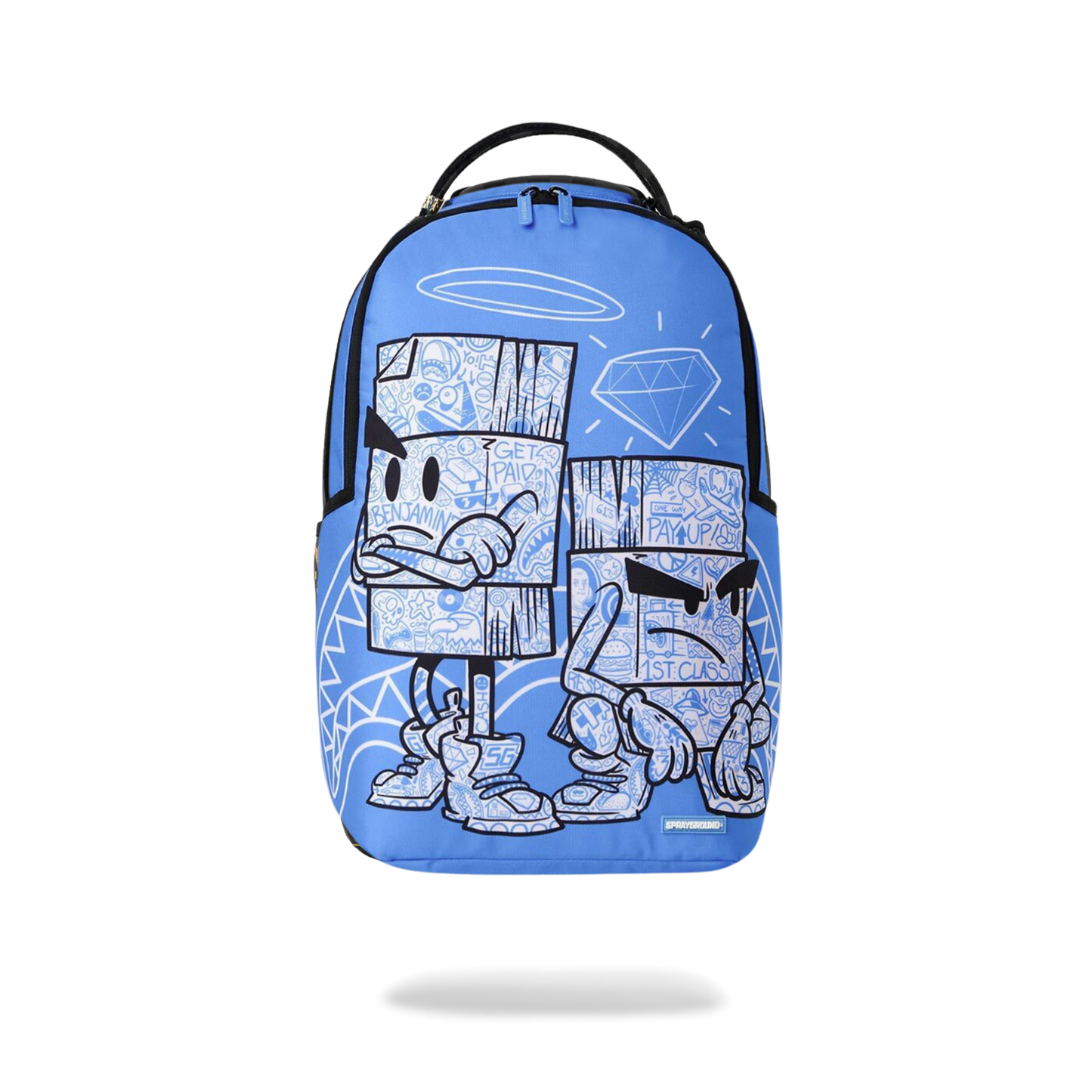 Sprayground Money Boys Color Block Doodle
