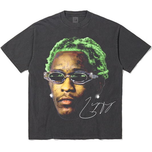 Portraits Young Thugga Tee - Vintage Black