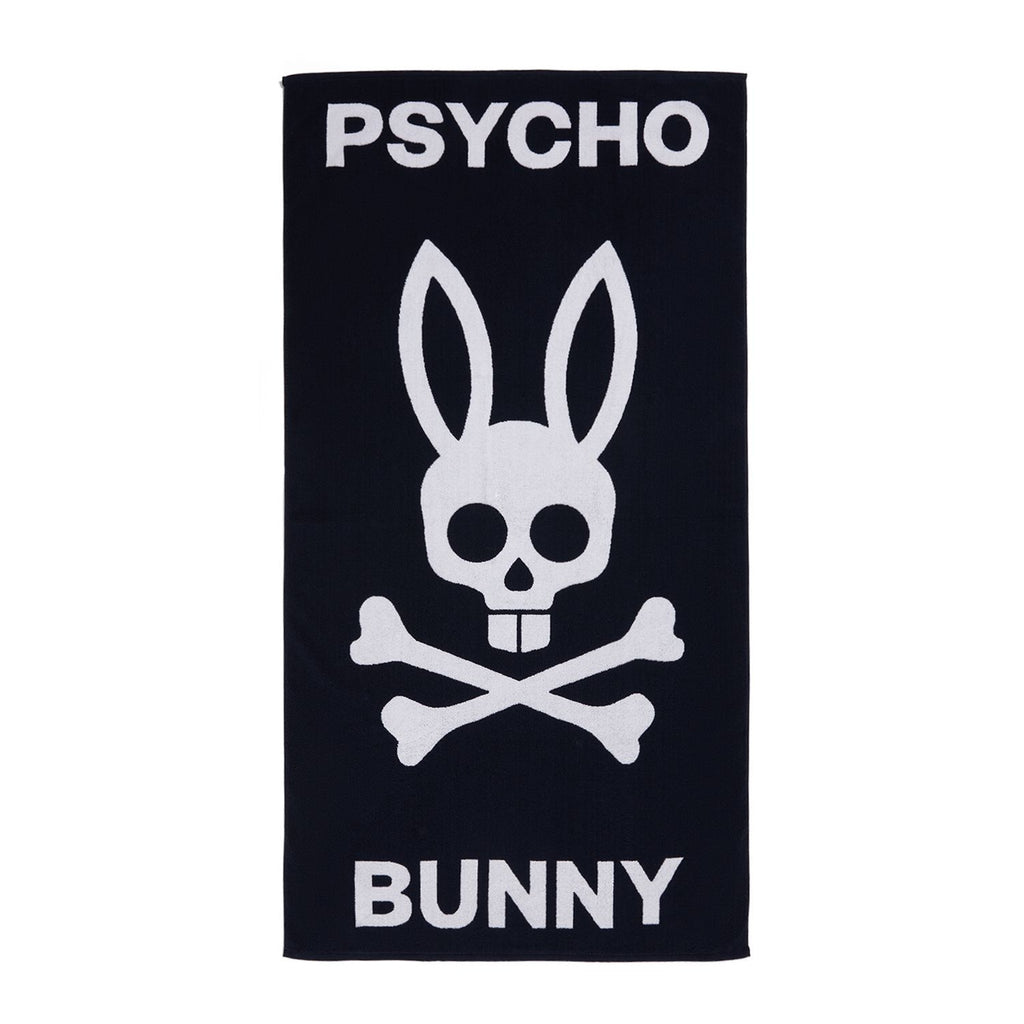 Psycho Bunny Beach Towel - Navy