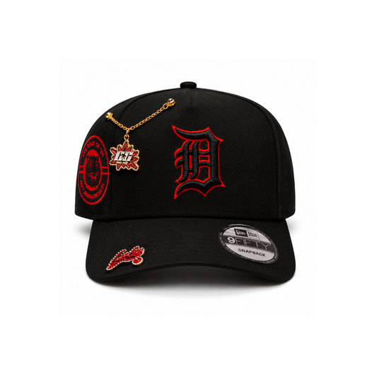 Detroit Tigers x New Era 9FIFTY Snapback – 60th Anniversary Edition Black