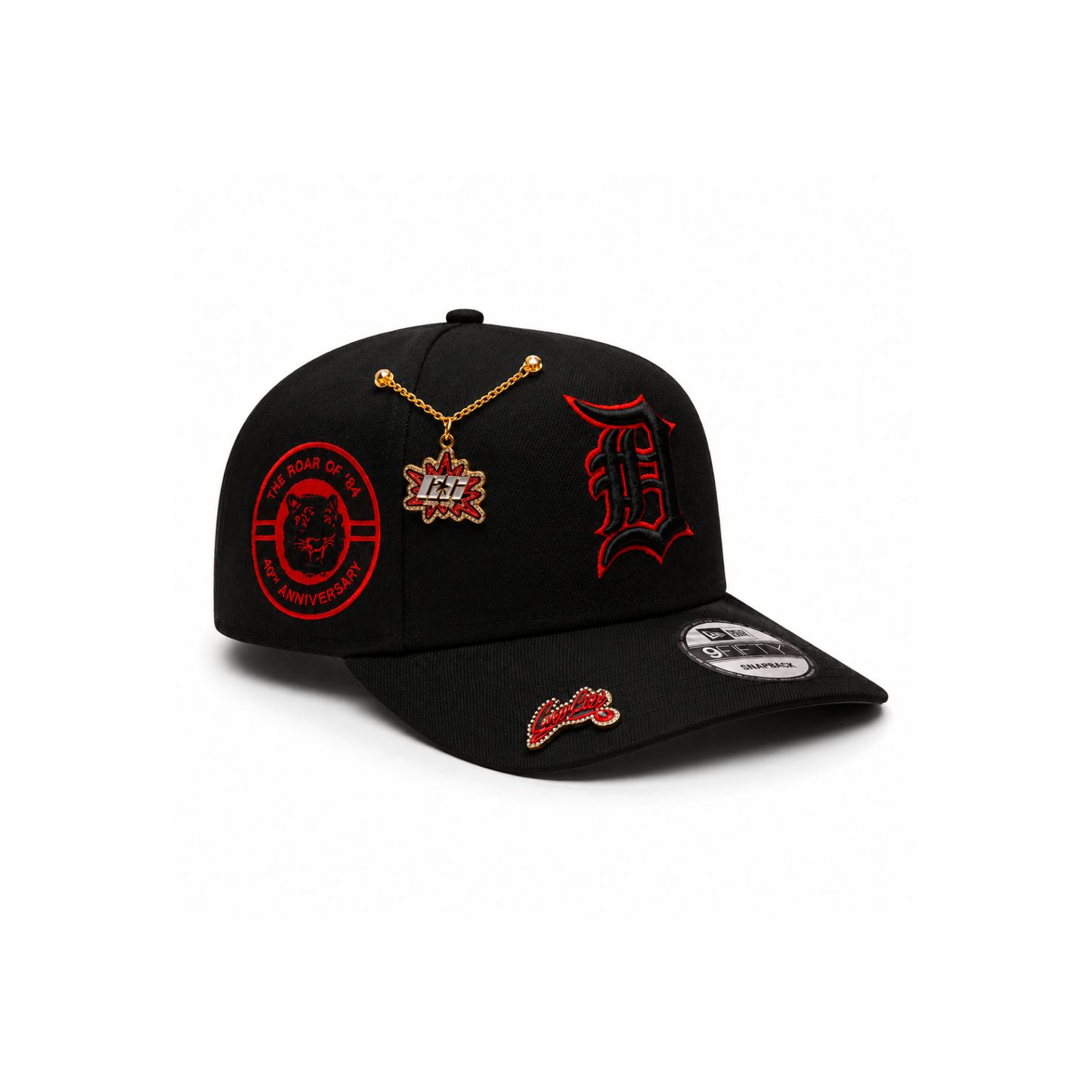 Detroit Tigers x New Era 9FIFTY Snapback – 60th Anniversary Edition Black