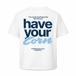 Stack Your Corn Tee - White