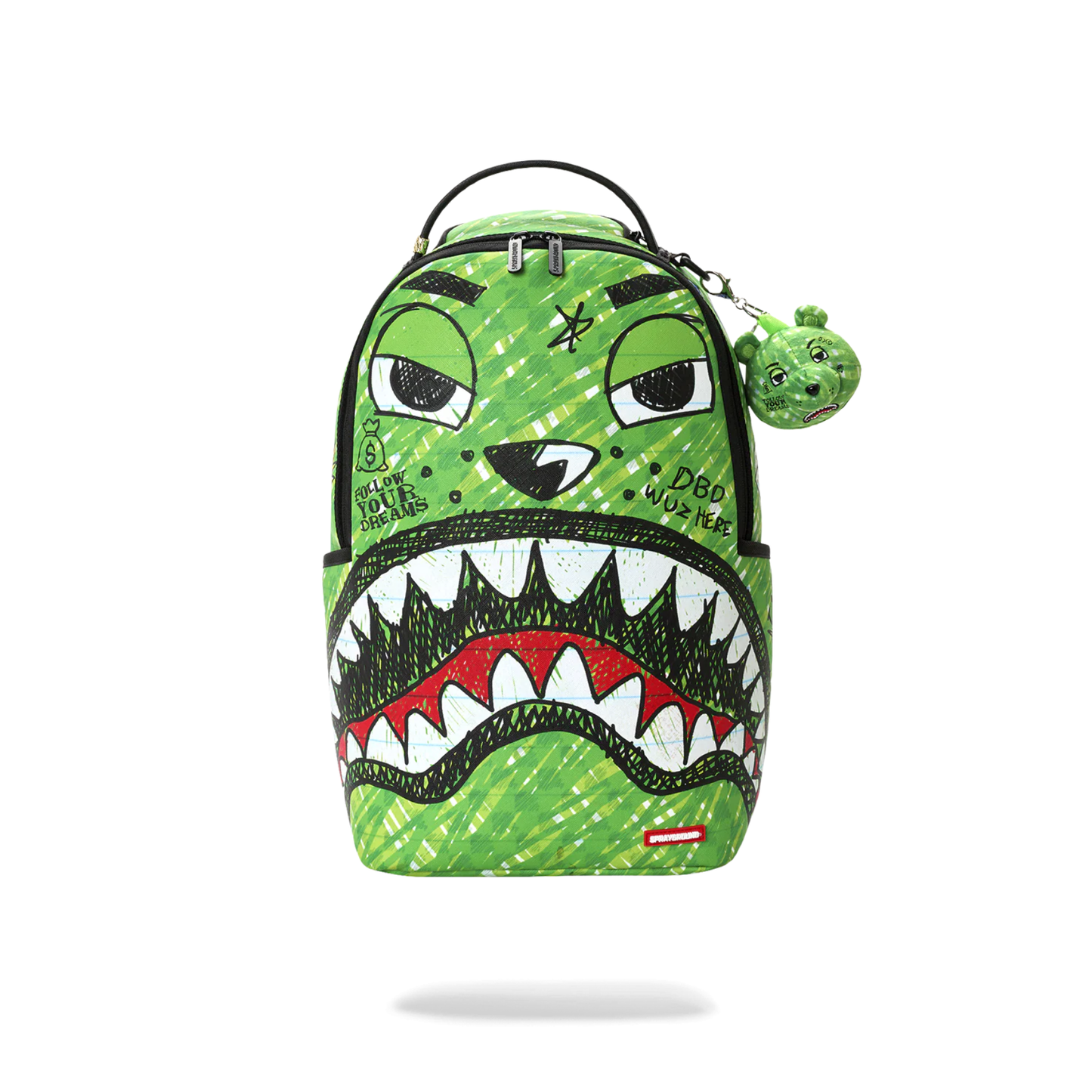 Sprayground Money Bear Chomp & Keychain Backpack
