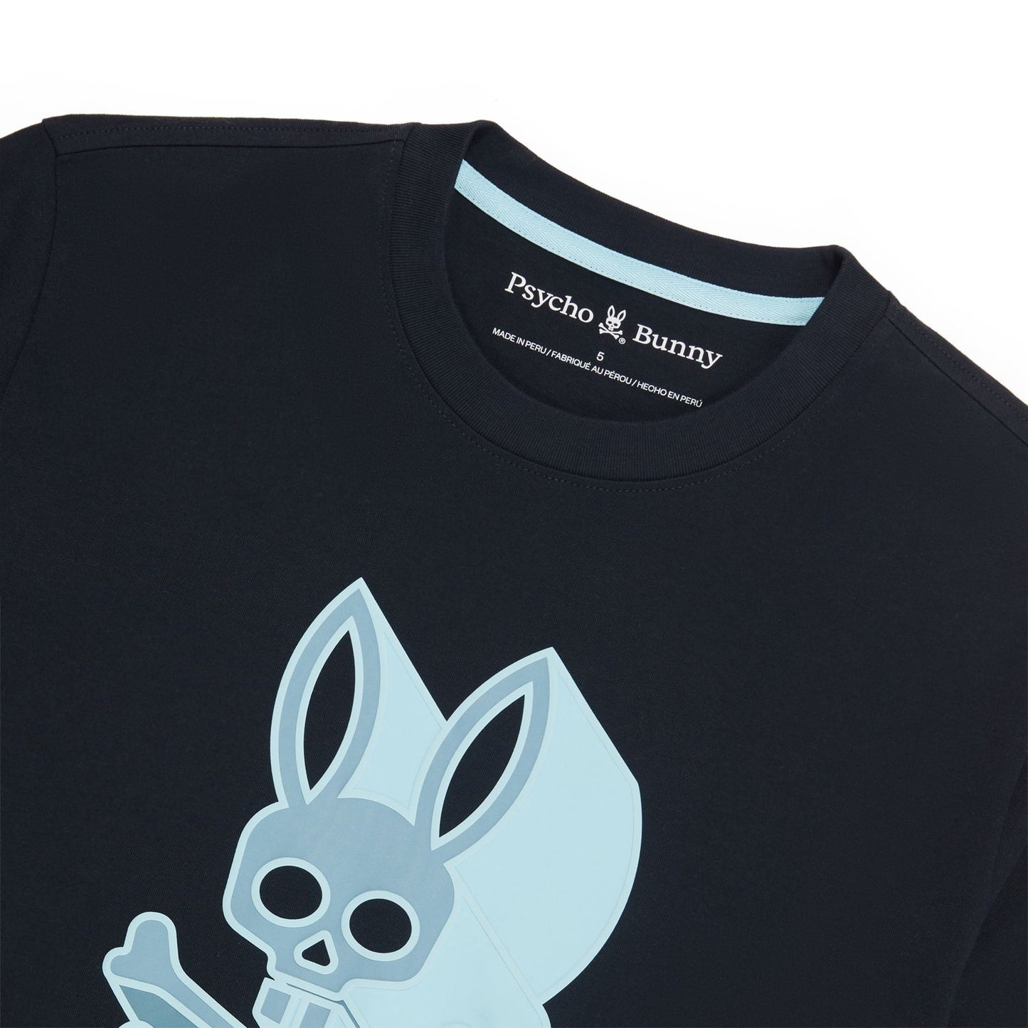 Psycho Bunny Men's Dayton Graphic Tee - Navy