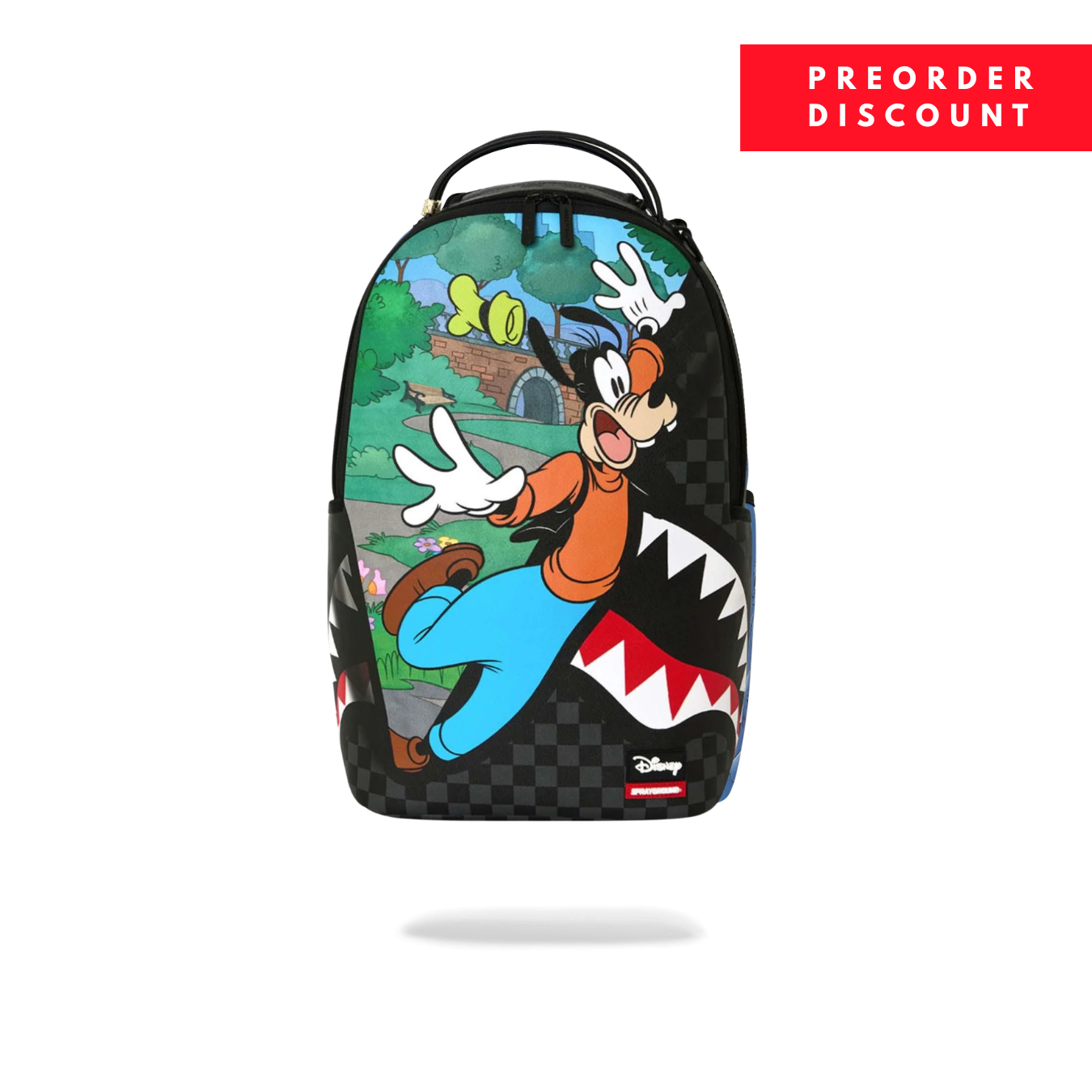 Sprayground Disney Goofy Curtain Reveal Backpack