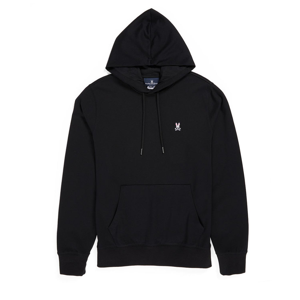 Psycho Bunny French Terry Pullover Hoodie - Black