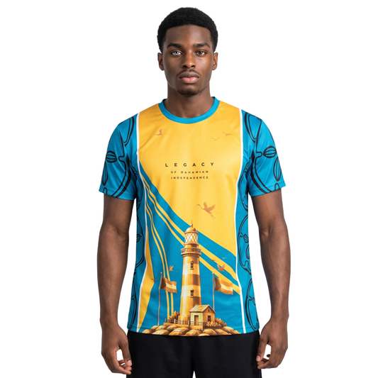The Legacy Harvora Crewneck Tee - Aqua