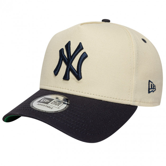 New Era 9FORTY New York Yankees Cap - Cream & Royal Blue