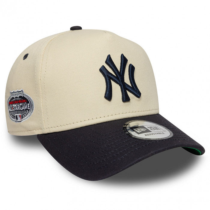 New Era 9FORTY New York Yankees Cap - Cream & Royal Blue