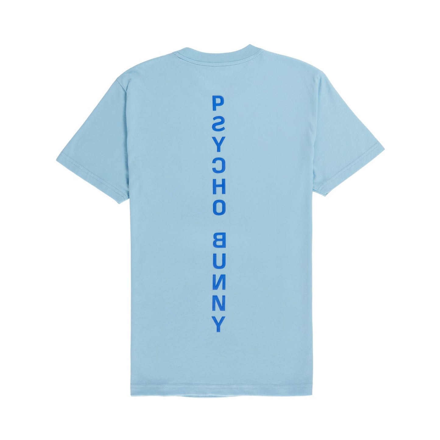 Psycho Bunny Mens Lloyds Graphic Tee - Sky Blue