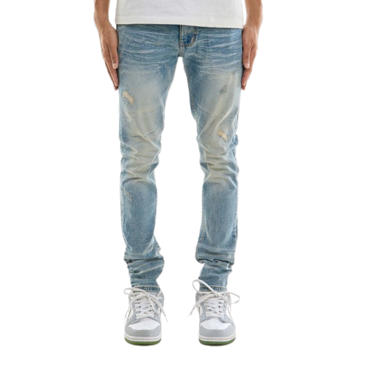 KDNK Distressed Denim - Blue