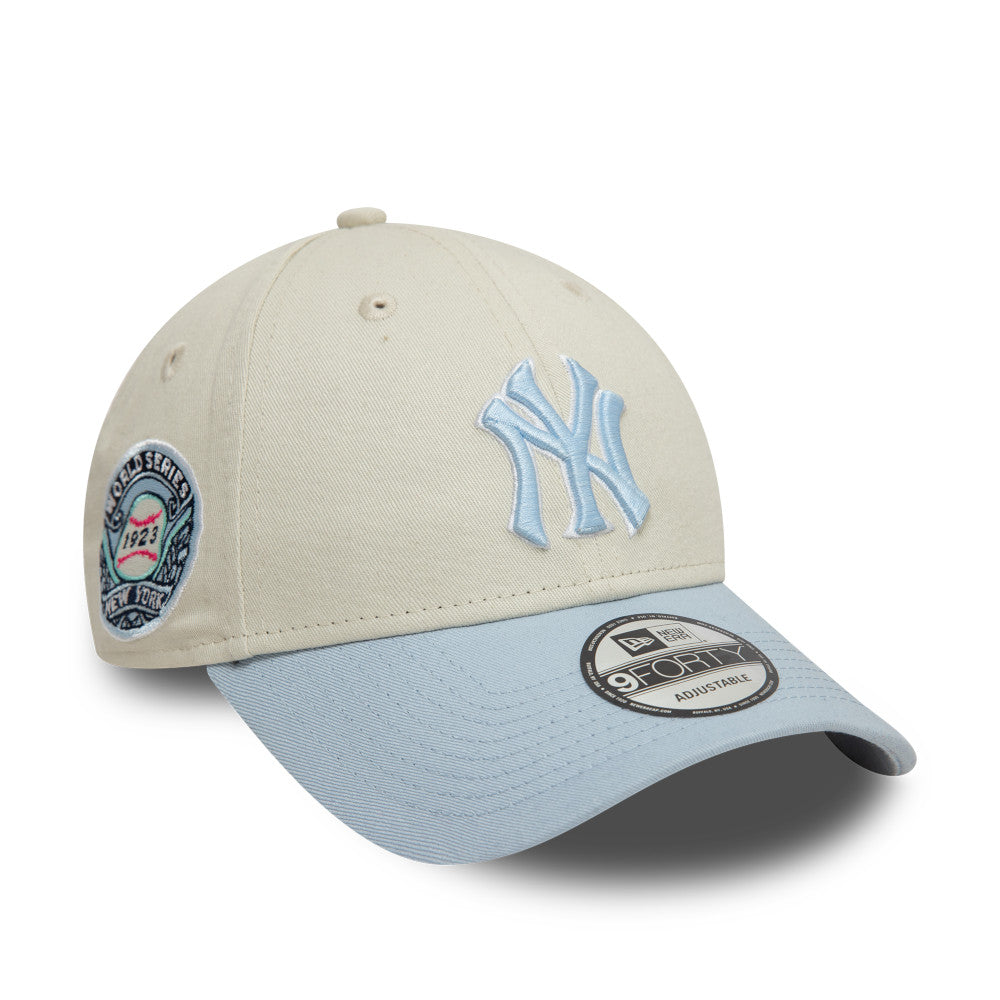 New Era 9FORTY New York Yankees Two-Tone Cap - Cream & Powder Blue