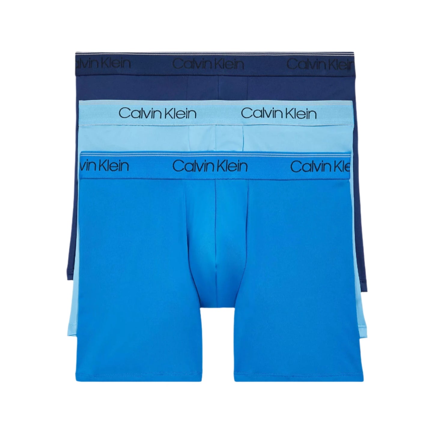 Calvin Klein Micro Stretch 3-Pack Boxer Brief - Blue Multi